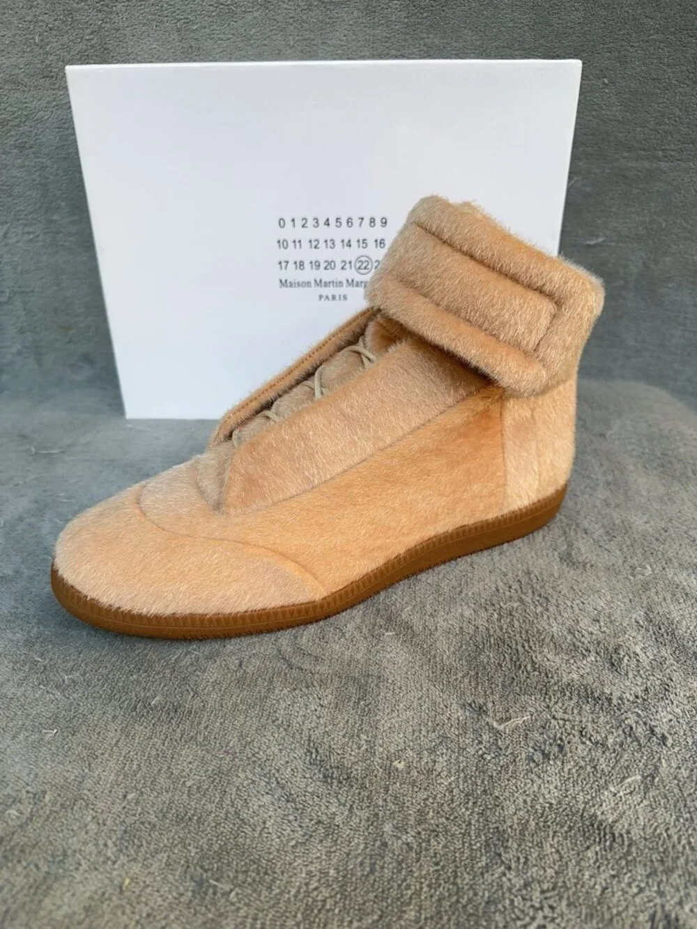 Maison Margiela Future High-Top Casual Boots (Pony Hair)